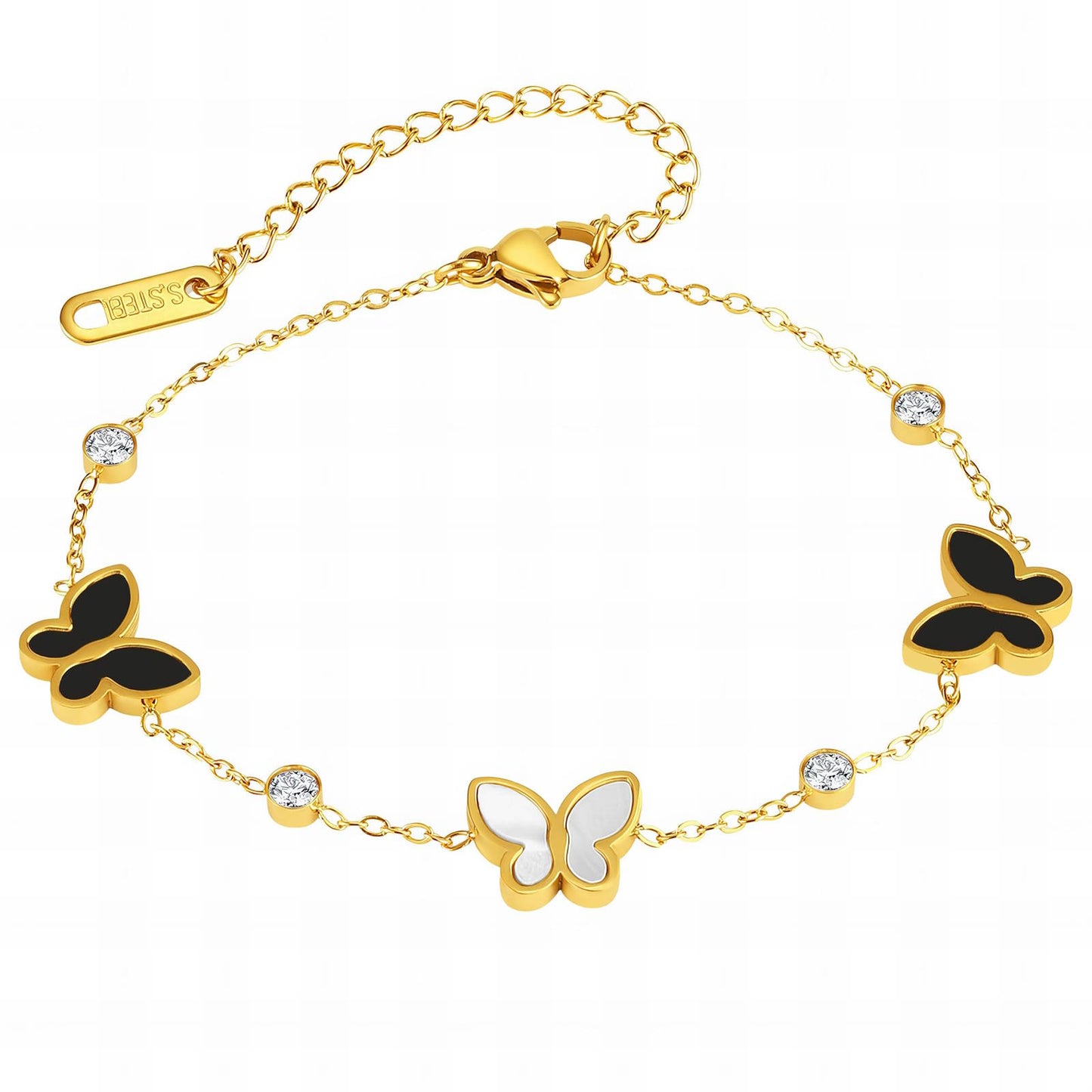 UB WILD BUTTERFLIES SOLID BRACELET